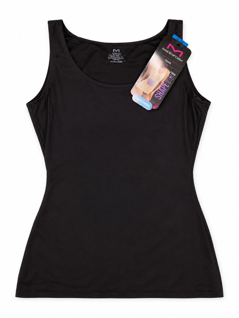 Maidenform Comfort Devotion Shapewear Cami Black XL FL2018 NEW